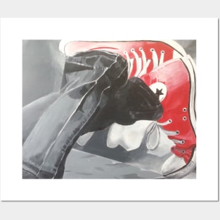 red shoes Posters and Art